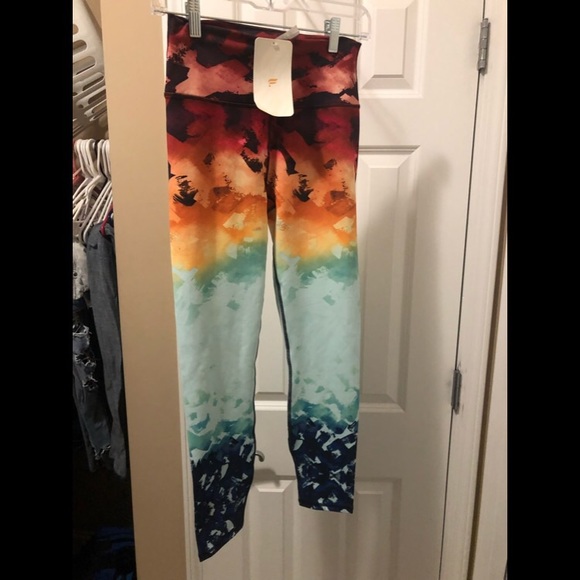 fabletics rainbow leggings